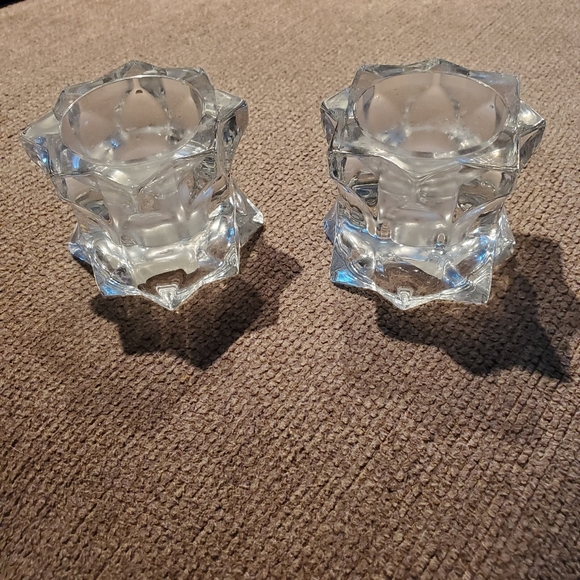 Mikasa Accents Mikasa Lead Crystal Candle Holders Poshmark
